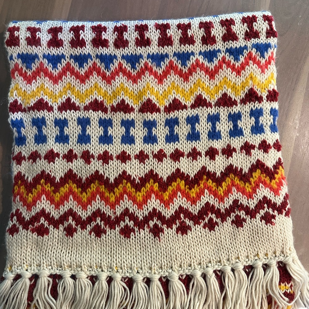 Zara Multicolor Knit Scarf